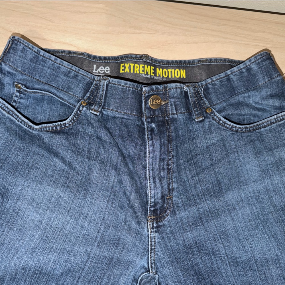 Lee Men's Dark Blue Relaxed Jeans